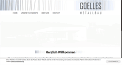 Desktop Screenshot of goellesmetallbau.com